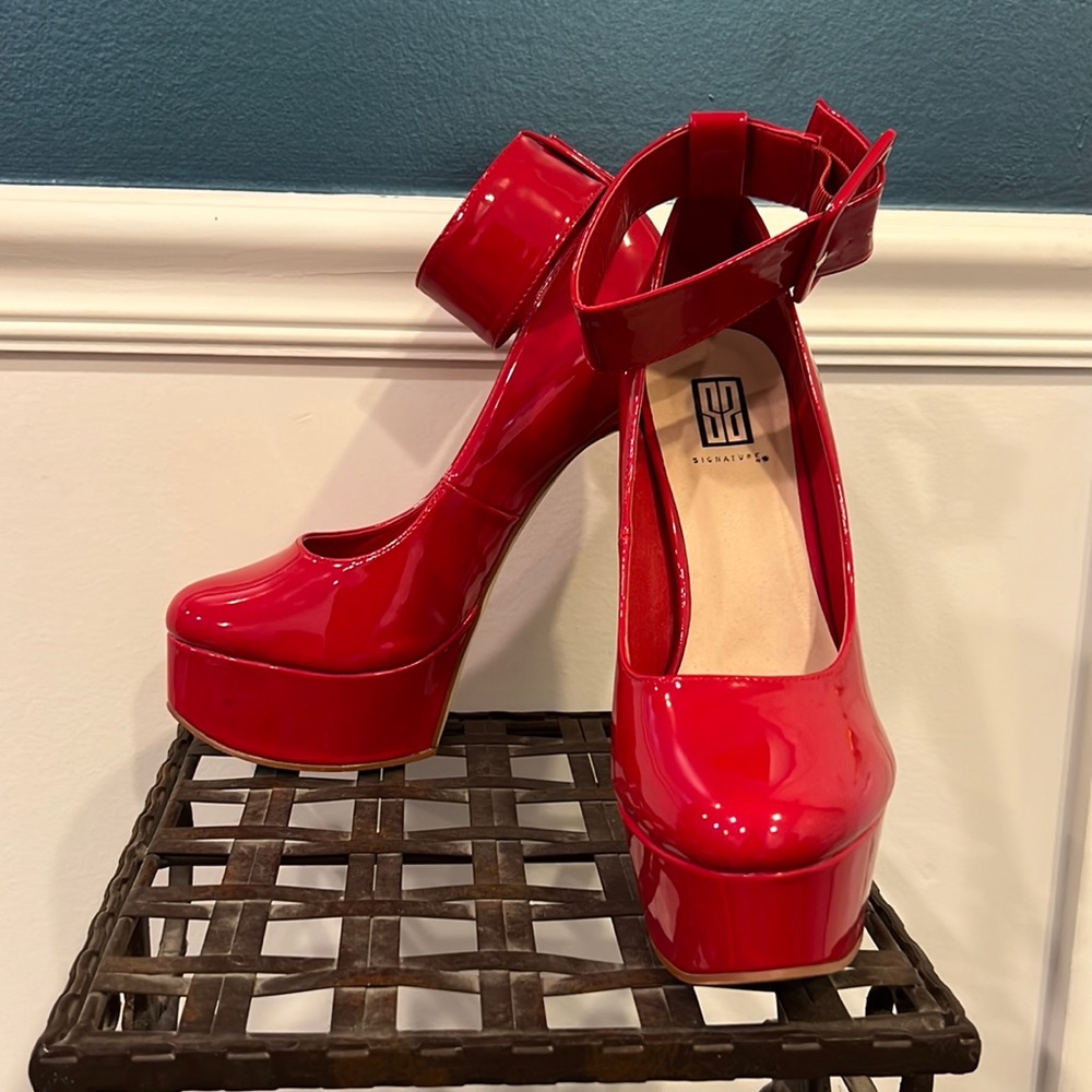 Hot red heels!